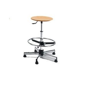 Sgabello Studente accademia con poggiapiedi