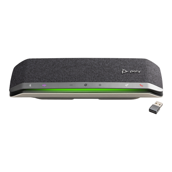 Speakerphone Poly SYNC 40+ USB-A USB-C MS con adattatore BT700