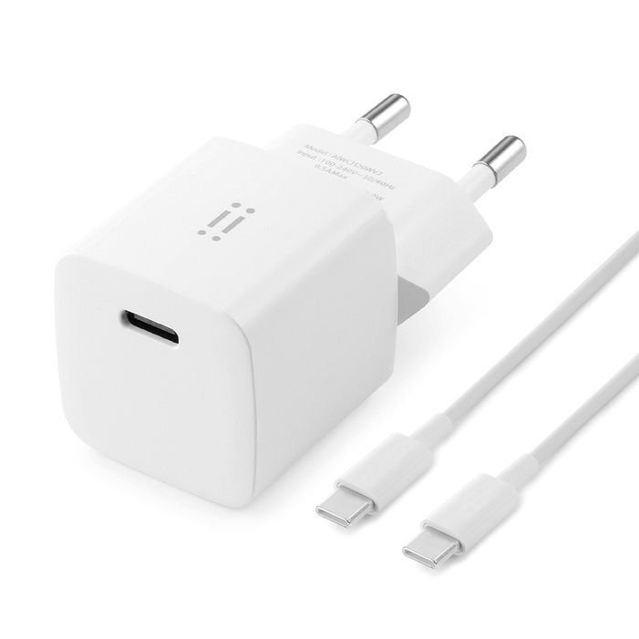 aiino Mav Alimentatore da rete USB-C 20W GaN + cavo da USB-C a USB-C