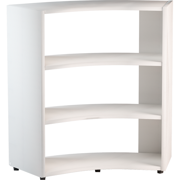 Libreria bifacciale a 3 piani