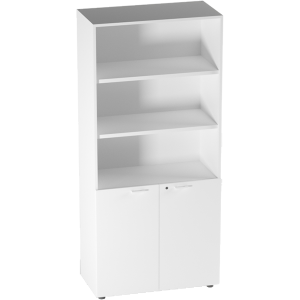 Libreria alta con ante