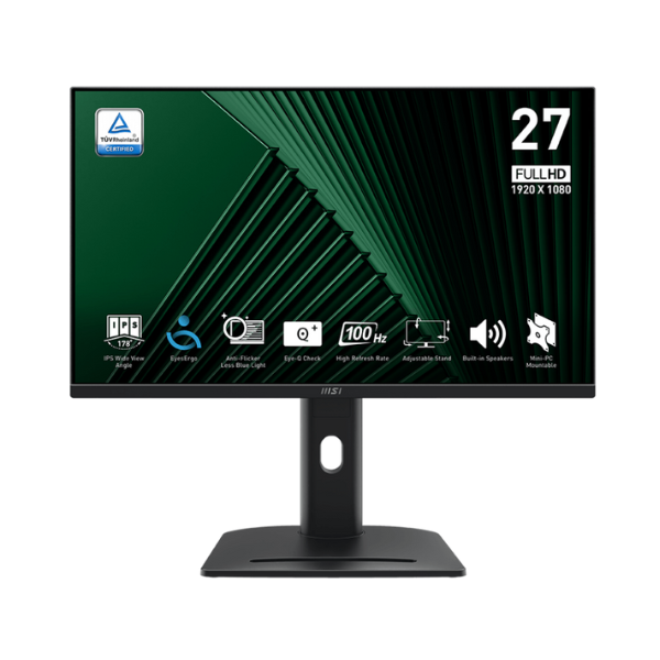 Monitor MSI PRO MP275PG 27" IPS FullHD Audio - Pivot e regolabile in altezza